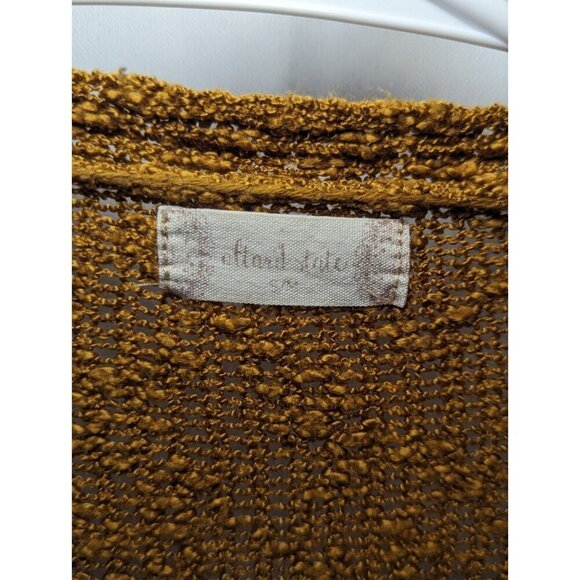 Altar’d State Womens Oversized Small/Medium Chunky Knit Sweater Cardigan Brown - Picture 3 of 9